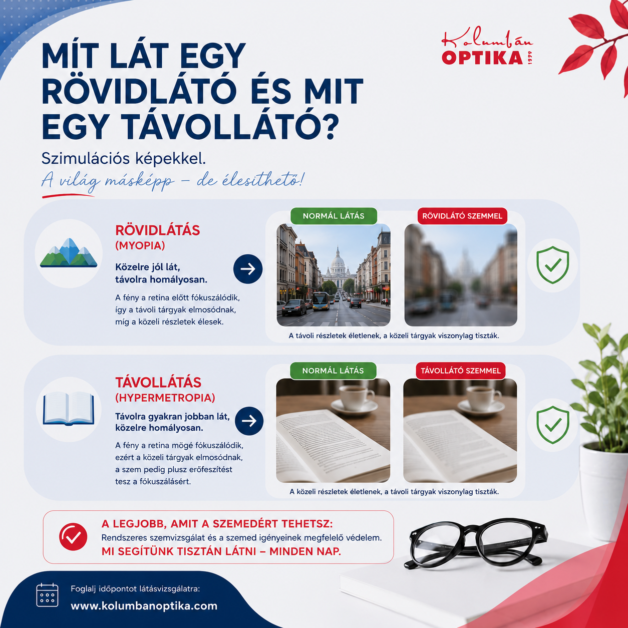 Mit lát egy rövidlátó és mit egy távollátó? – Így változik meg a világ a szemünkön keresztül